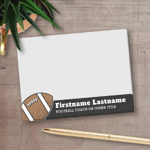 Football Player Coach of Teacher - Moderne tekenin Post-it® Notes