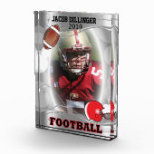 Football Player Design - DIY Photo Template Fotoblokken (Rechts)