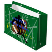 FOOTBALL Player Gift Bag HAMbyWG Groot Cadeauzakje (Voorkant Gekanteld)