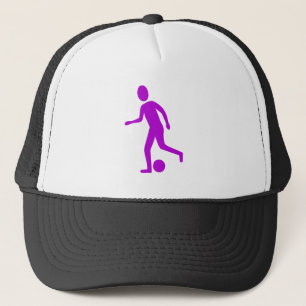 Football Player - Paars Trucker Pet