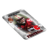 Football Player Photo Template Design Magneet (Rechterzijde)