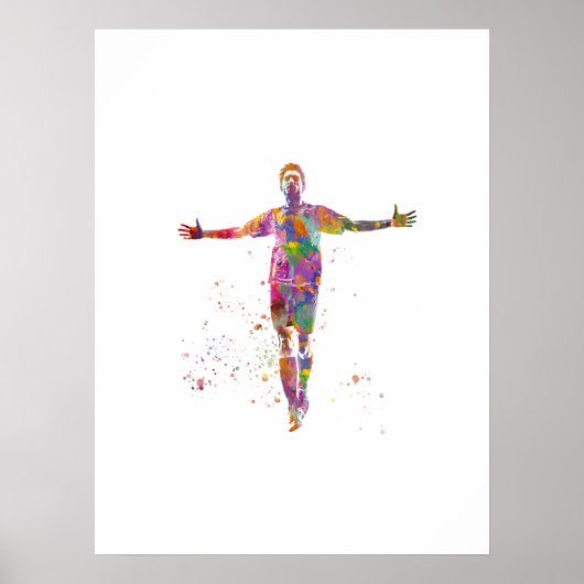 Football player poster (Voorkant)