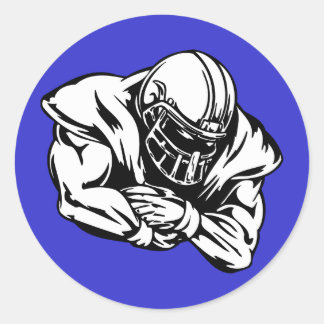 Football Player Ronde Sticker