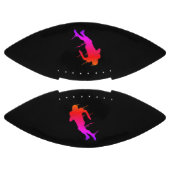 Football Player Touchdown Zwart en Fluorescent (Panelen)