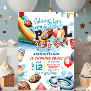 Football Pool Party Verjaardag Kaart