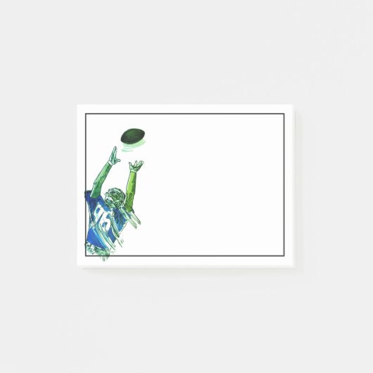 Football Post-it-Notes Post-it® Notes (Voorkant)