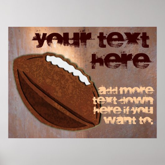Football Poster (Voorkant)