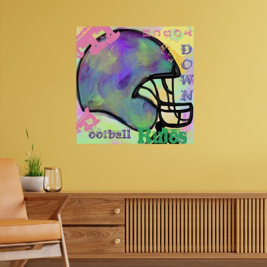 FOOTBALL POSTER (Woonkamer 2)
