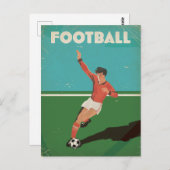  Football Poster Briefkaart (Voorkant / Achterkant)