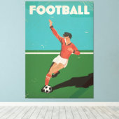  Football Poster Canvas Afdruk (Insitu (Houten vloer))