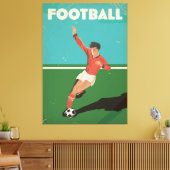  Football Poster Canvas Afdruk (Insitu (Woonkamer))