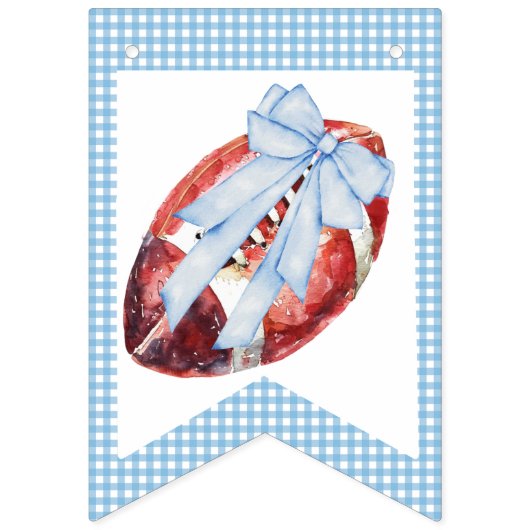 Football premier bas 1er Anniversaire Bannière Bun (Deuxième drapeau)