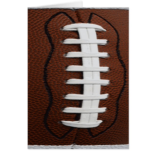 Football Print Pattern Background (Voorkant)