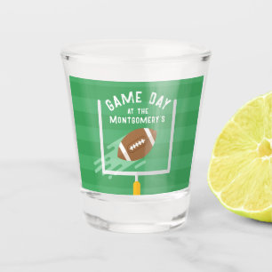 Football punt na staanders shot glas