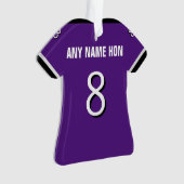 Football Purple & Black Jersey (devant)