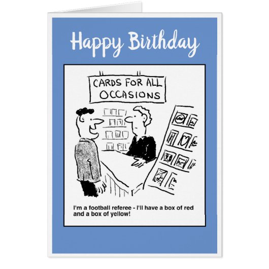 Football Referee veut acheter des cartes rouges et (Devant)