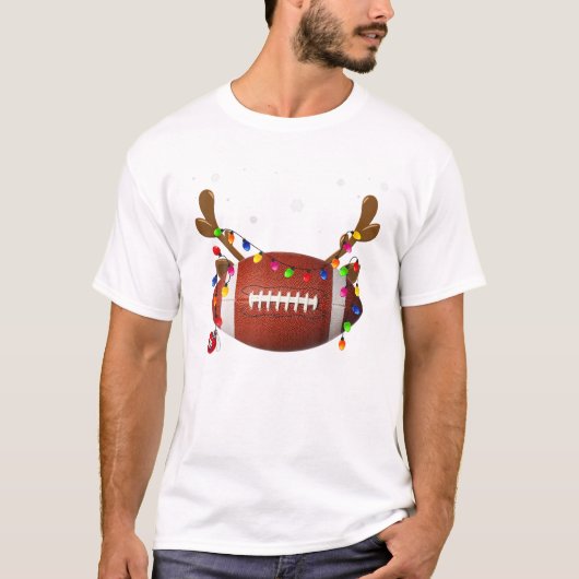 Football rendiermatching t-shirt (Voorkant)