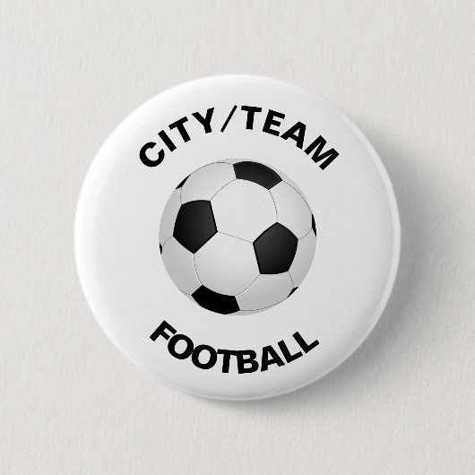  Football Ronde Button 5,7 Cm (Voorkant)