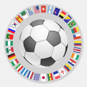 FOOTBALL RONDE STICKER