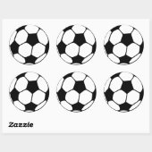 Football Ronde Sticker (Vel)