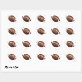 Football Ronde Sticker (Vel)