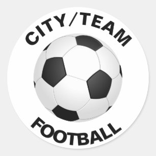  Football Ronde Sticker