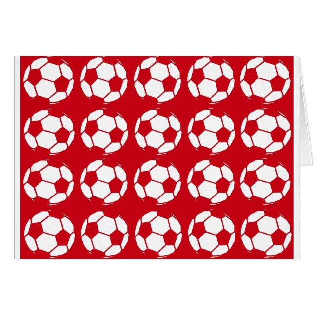 Football rouge (Devant horizontal)