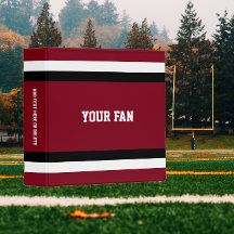 Football Rouge & Noir Personnalisé