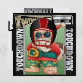 Football Santa Invitation - SRF Kaart (Voorkant / Achterkant)