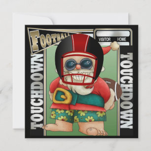 Football Santa Invitation - SRF Kaart