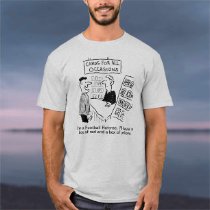 Football Scheidsrechter Grappige Cartoon. T-shirt