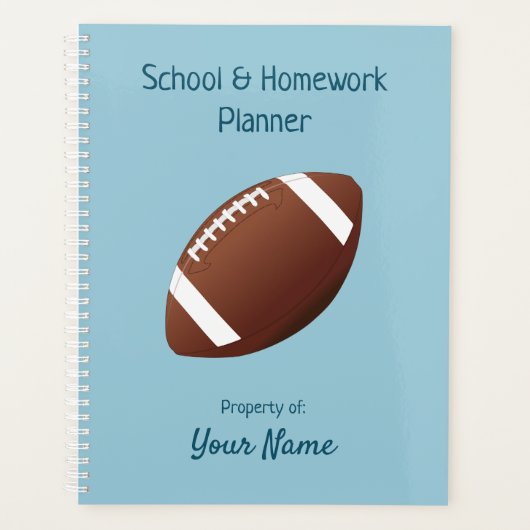 Football - Schoolplanner - HAMbyWG Planner (Voorkant)