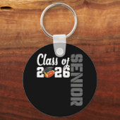 Football Senior Cl Of 2026 Graduation Senior 26 Gr Sleutelhanger (Voorkant)