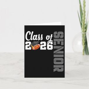 Football Senior CL van 2026 Afstuderen Senior 26 G Kaart