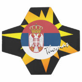 Football serbe et drapeau serbe / BANG (Plat)