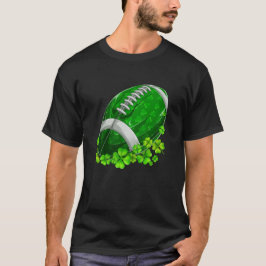 Football Shamrock voor Football St Patricks Day T-shirt