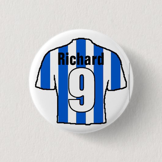 Football Shirt Design. Badge du bouton du ventilat (Devant)