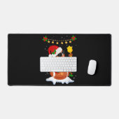 Football Snowman Santa Hat Joyeux Noël (Clavier et souris)