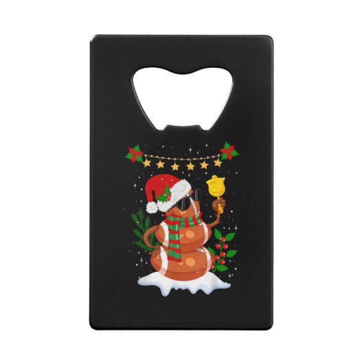 Football Snowman Santa Hat Joyeux Noël (Devant)