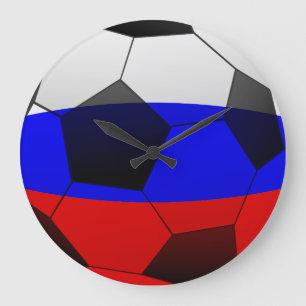 FOOTBALL SOCCER 2018 tricolor ball SYMBOL Grote Klok
