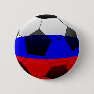 FOOTBALL SOCCER 2018 tricolor ball SYMBOL Ronde Button 5,7 Cm