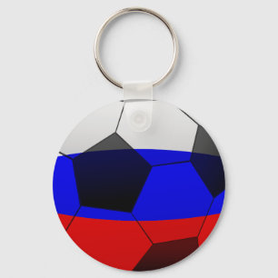 FOOTBALL SOCCER 2018 tricolor ball SYMBOL Sleutelhanger