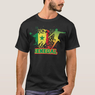 Football Soccer Senegal voetbal T-shirt