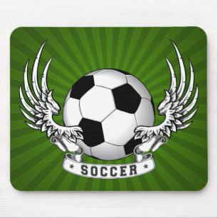 Football Soccer Wings Mousepad Muismat