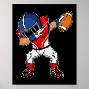 Football Speler - Amerikaans Football Seizoen Dab Poster