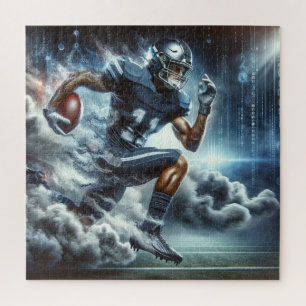 football-speler legpuzzel