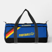 Football speler meisje, verjaardagscadeau, Duitse  Plunjezak (Voorkant)