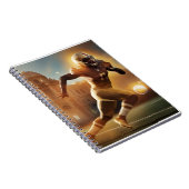 football-speler notitieboek (Rechterzijde)