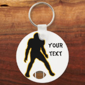 football-speler sleutelhanger (Voorkant)