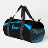 Football Speler, Team, Verjaardag Gift Duffle Bag Plunjezak (Rechterhoek)